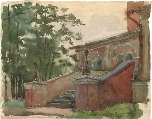 Ромодановская Антонина Алексеевна. Крыльцо